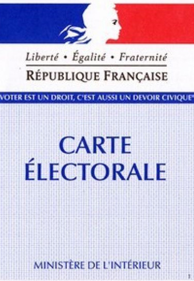 Inscription sur la liste électorale